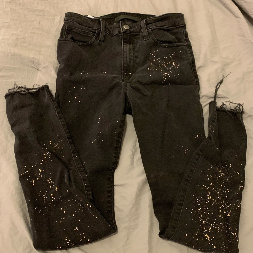 Joe’s Jeans with Splatter Paint Detail